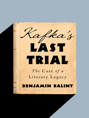cover image of Kafka's Last Trial